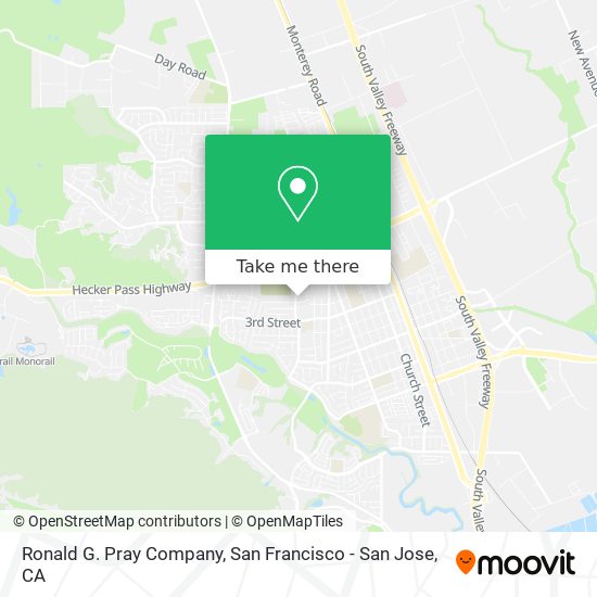 Ronald G. Pray Company map