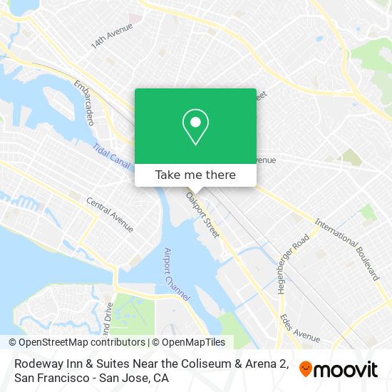 Rodeway Inn & Suites Near the Coliseum & Arena 2 map