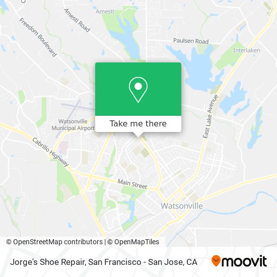 Mapa de Jorge's Shoe Repair