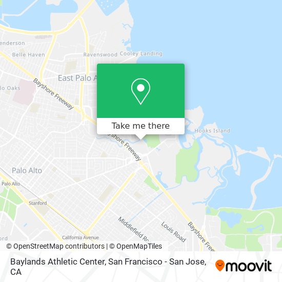 Mapa de Baylands Athletic Center