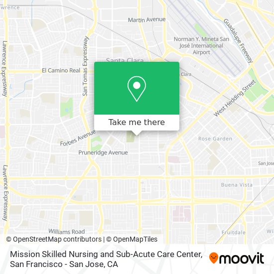 Mission Skilled Nursing and Sub-Acute Care Center map