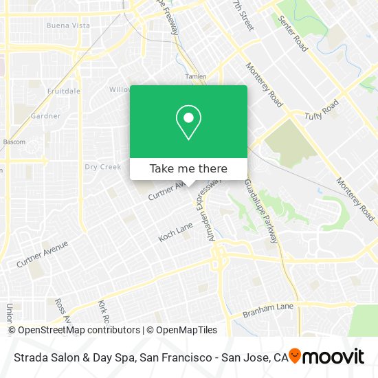 Strada Salon & Day Spa map