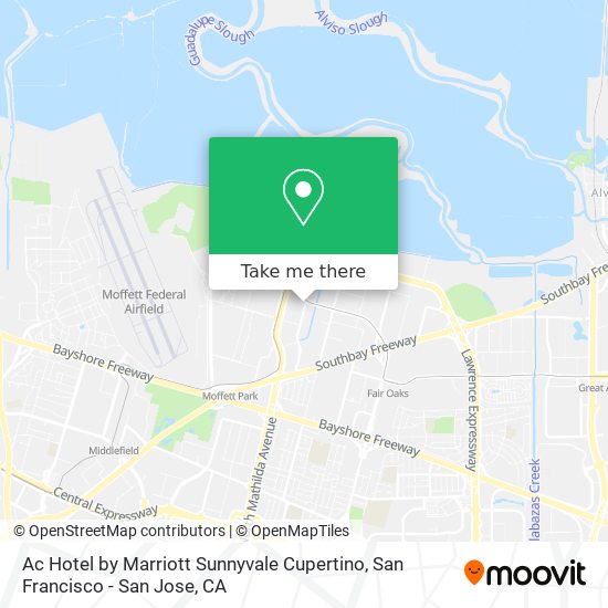 Ac Hotel by Marriott Sunnyvale Cupertino map