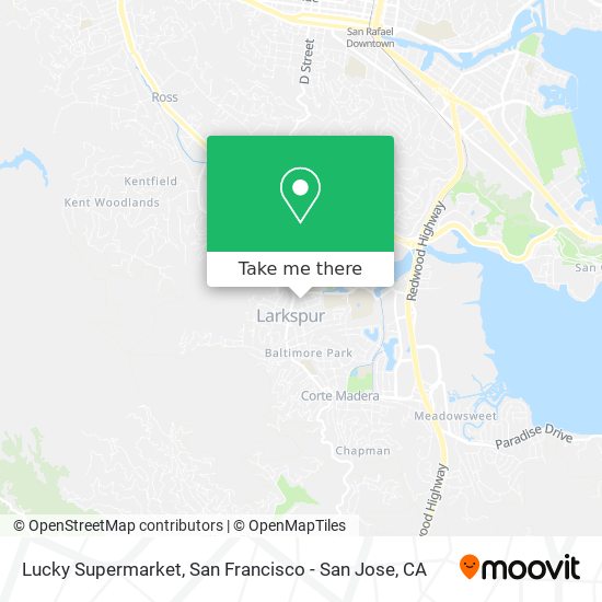 Lucky Supermarket map