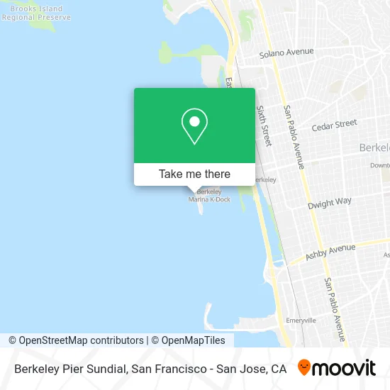 Berkeley Pier Sundial map