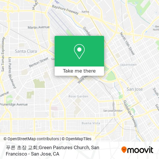 Mapa de 푸른 초장 교회;Green Pastures Church