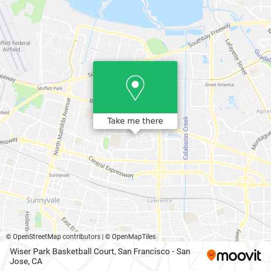 Wiser Park Basketball Court map