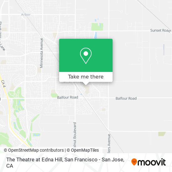 The Theatre at Edna Hill map