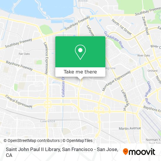 Saint John Paul II Library map