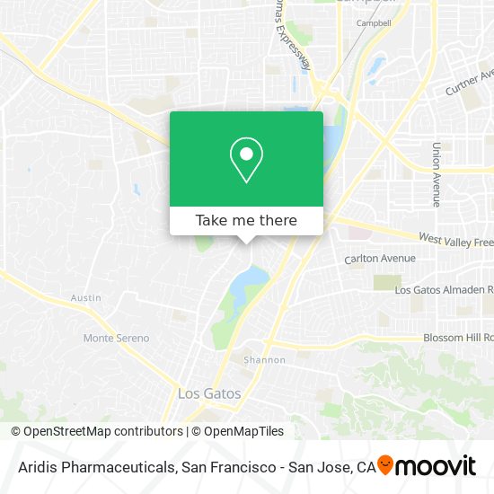 Aridis Pharmaceuticals map