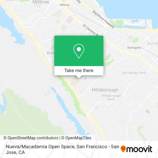 Nueva/Macadamia Open Space map
