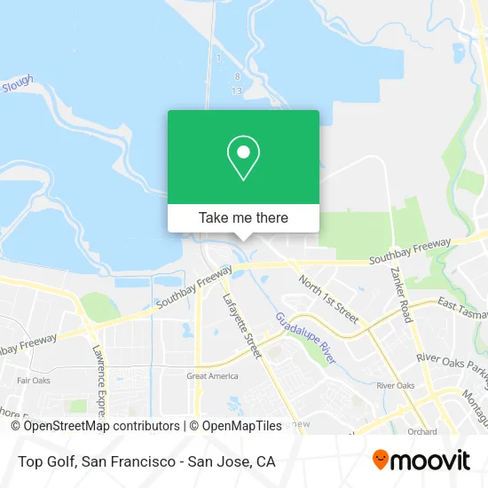 Top Golf map