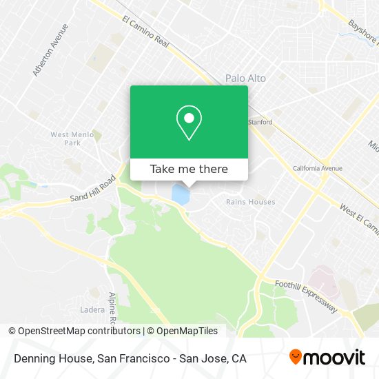 Denning House map