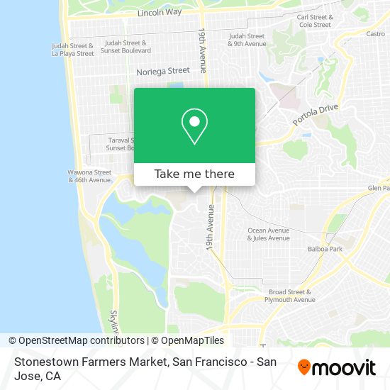 Mapa de Stonestown Farmers Market