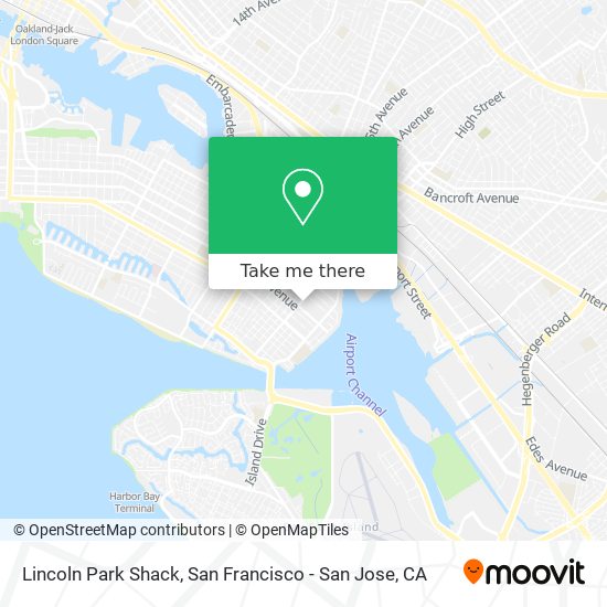 Lincoln Park Shack map