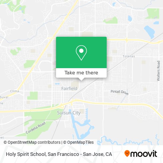 Holy Spirit School map