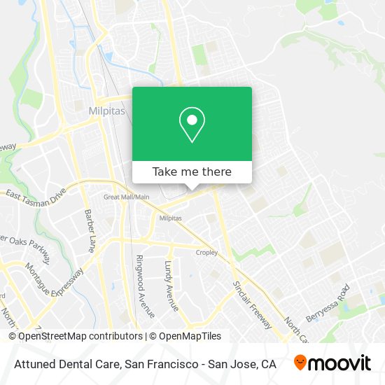 Attuned Dental Care map