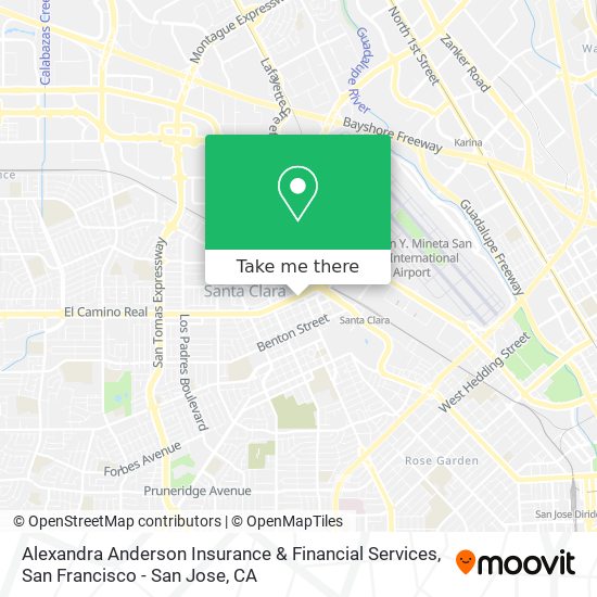 Mapa de Alexandra Anderson Insurance & Financial Services