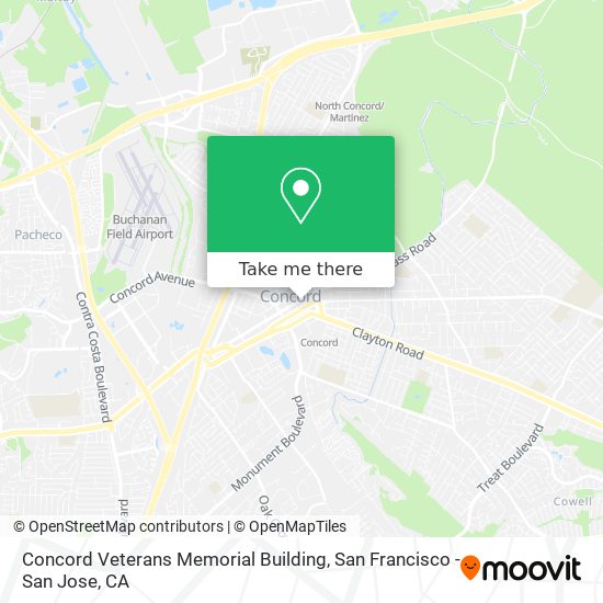Mapa de Concord Veterans Memorial Building