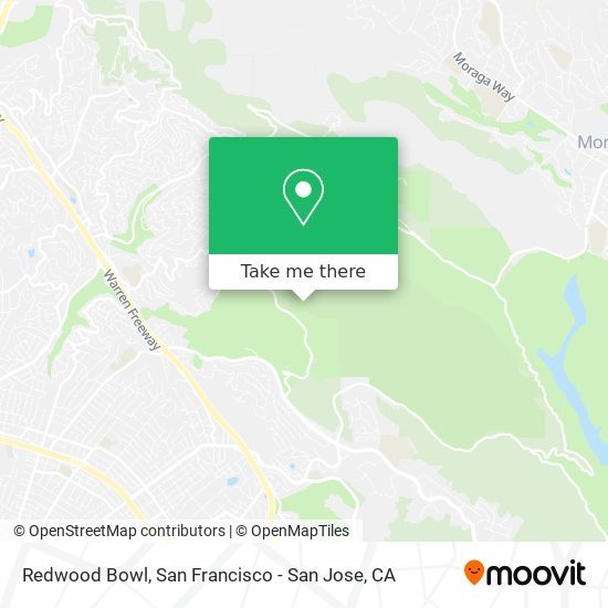 Redwood Bowl map