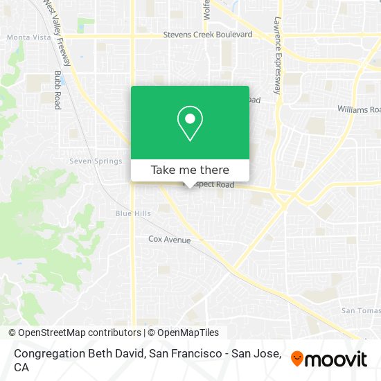 Congregation Beth David map