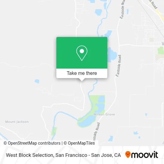 West Block Selection map