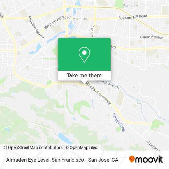 Almaden Eye Level map