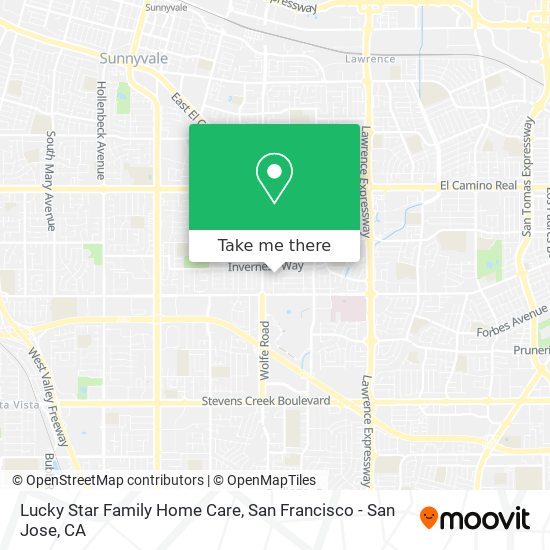 Lucky Star Family Home Care map