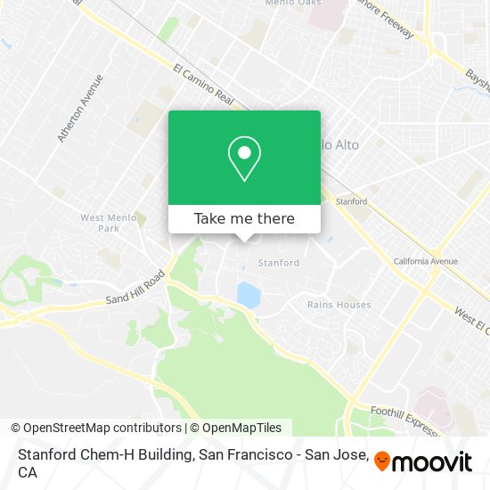 Mapa de Stanford Chem-H Building