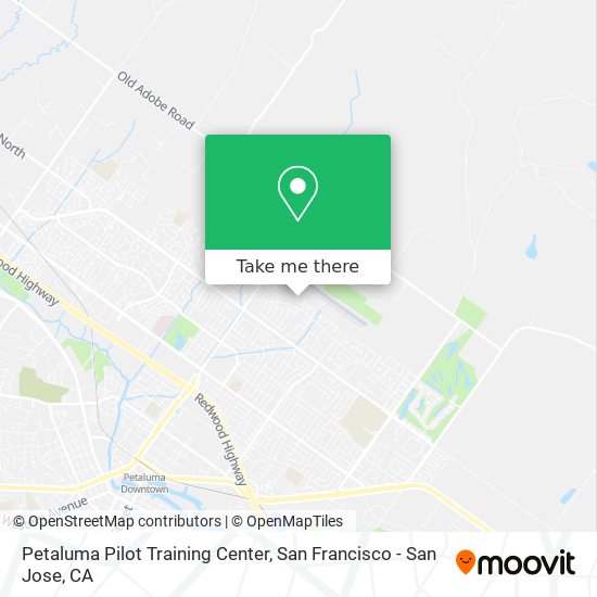 Mapa de Petaluma Pilot Training Center