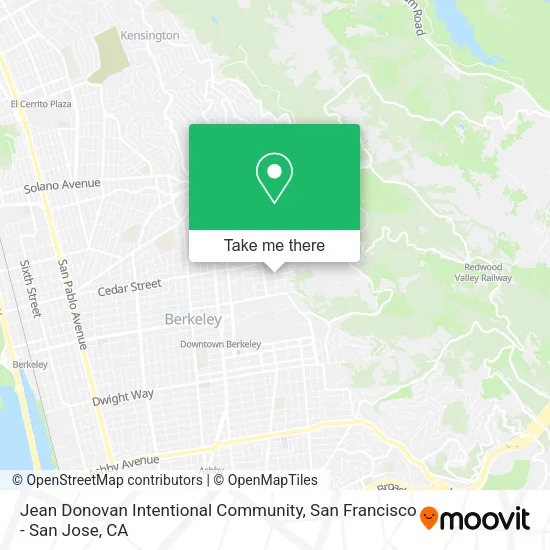 Mapa de Jean Donovan Intentional Community