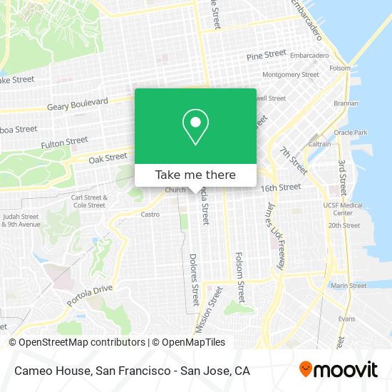 Cameo House map