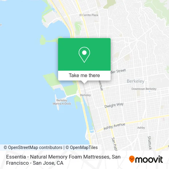 Mapa de Essentia - Natural Memory Foam Mattresses