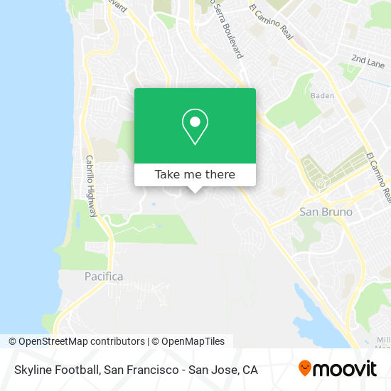 Mapa de Skyline Football