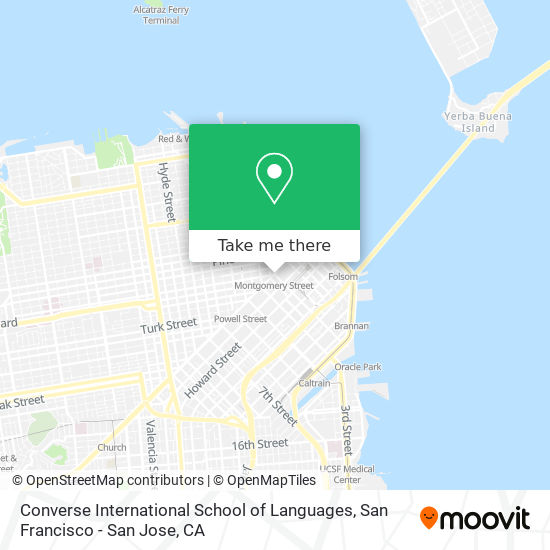 Converse International School of Languages map