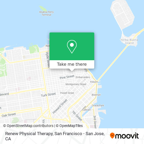 Mapa de Renew Physical Therapy