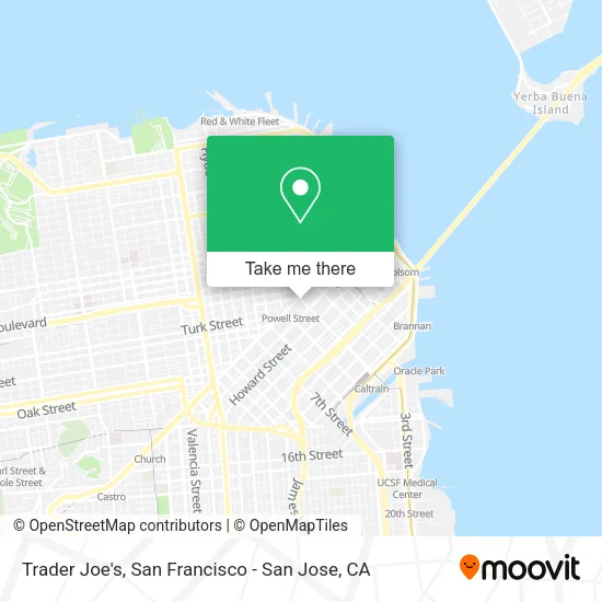 Mapa de Trader Joe's
