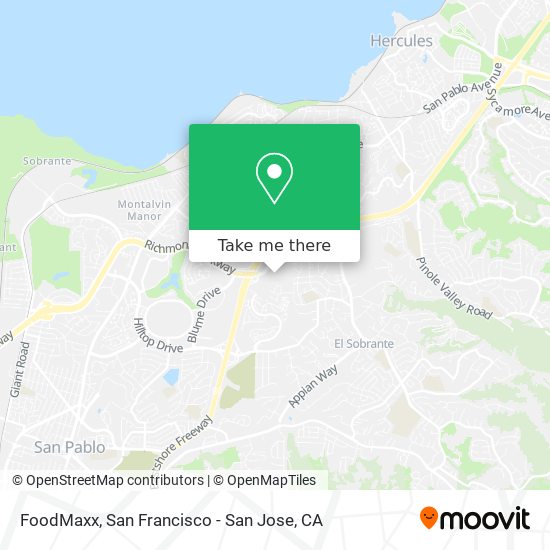 FoodMaxx map