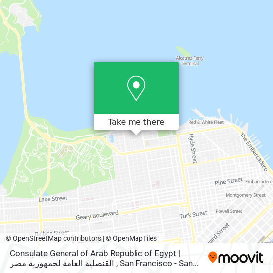 Mapa de Consulate General of Arab Republic of Egypt | القنصلية العامة لجمهورية مصر