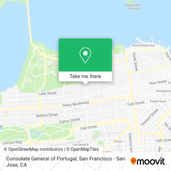 Consulate General of Portugal map