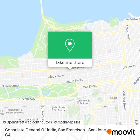 Mapa de Consulate General Of India