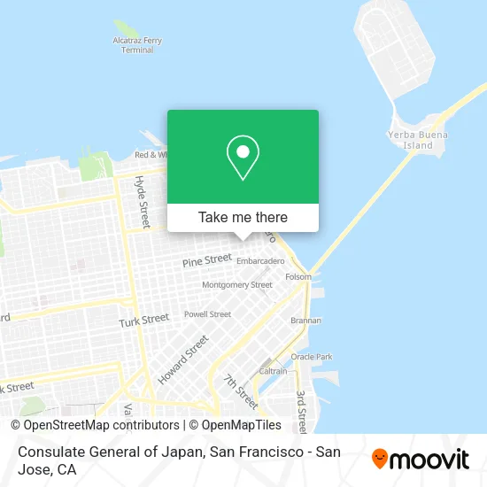 Mapa de Consulate General of Japan