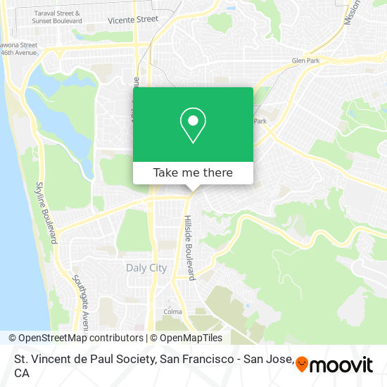 St. Vincent de Paul Society map