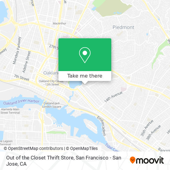 Mapa de Out of the Closet Thrift Store