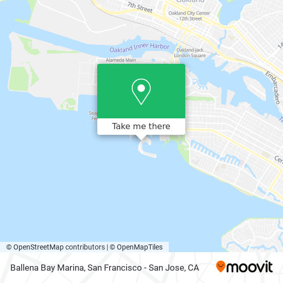 Ballena Bay Marina map
