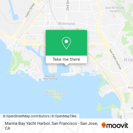 Marina Bay Yacht Harbor map