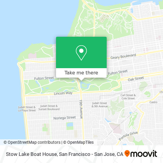 Mapa de Stow Lake Boat House