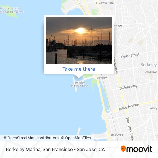 Mapa de Berkeley Marina