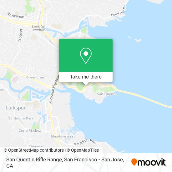 Mapa de San Quentin Rifle Range