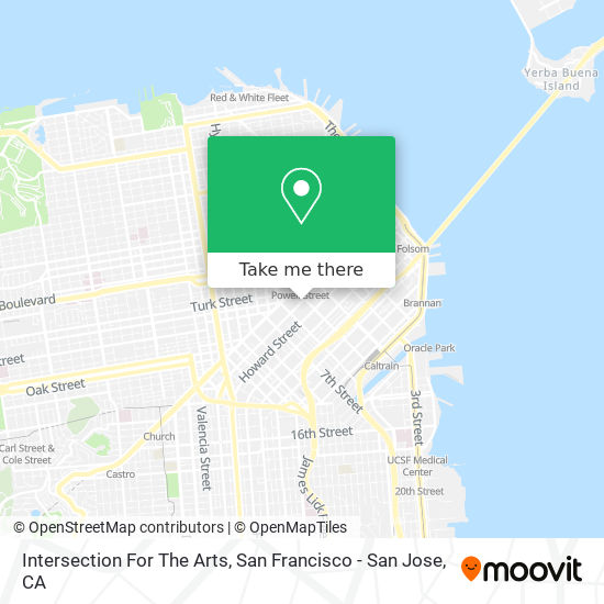 Intersection For The Arts map